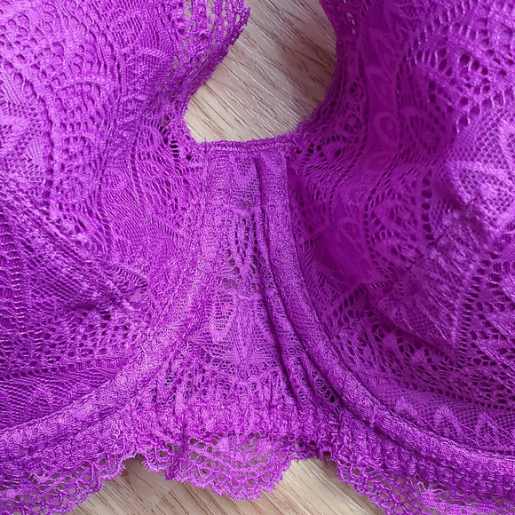 NWT Simone Perele karma spacer convertible underwire bra bougainvillea lace - Picture 4 of 14